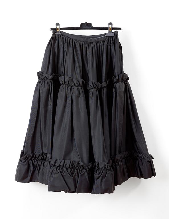 A 1980s skirt by Yves Saint Laurent.