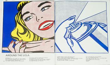 BOOK, "ONE CENT LIFE", Walasse Ting, edited by Sam Francis and published by E.W. Kornfeld, Bern, 1964. Edition 740/2000.