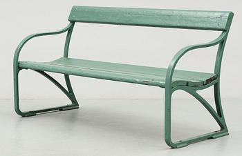 PARKSOFFA, gjutjärn, Näfveqvarn. 1900-tal.
