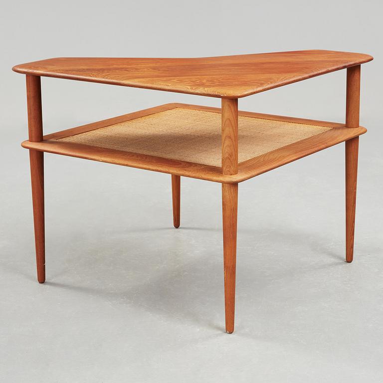 A set of two Danish 'Minerva' sofas with a table for France & Daverkosen.