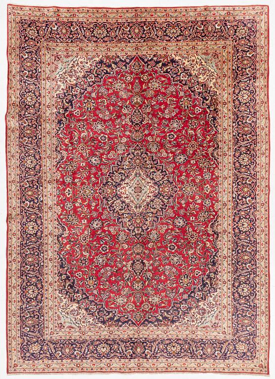 Carpet, Keshan, approx. 400 x 300 cm.