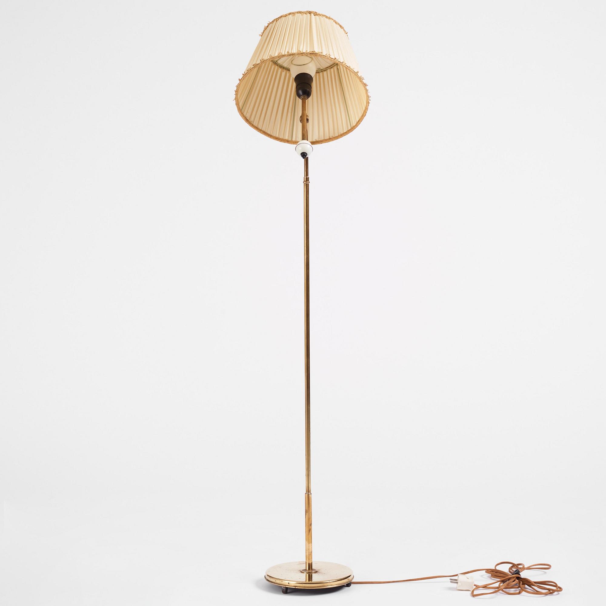 Bertil Brisborg, a floor lamp model "31567", Nordiska Kompaniet, 1940s-50s.