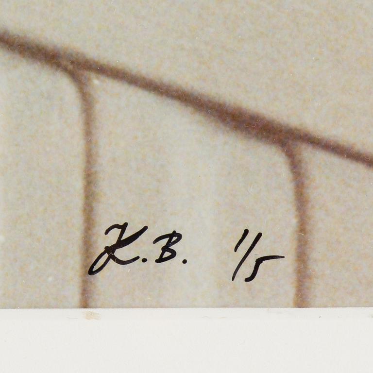 KRISTINA BENGTSSON, fotografi, signed K.B, numbered 1/5.