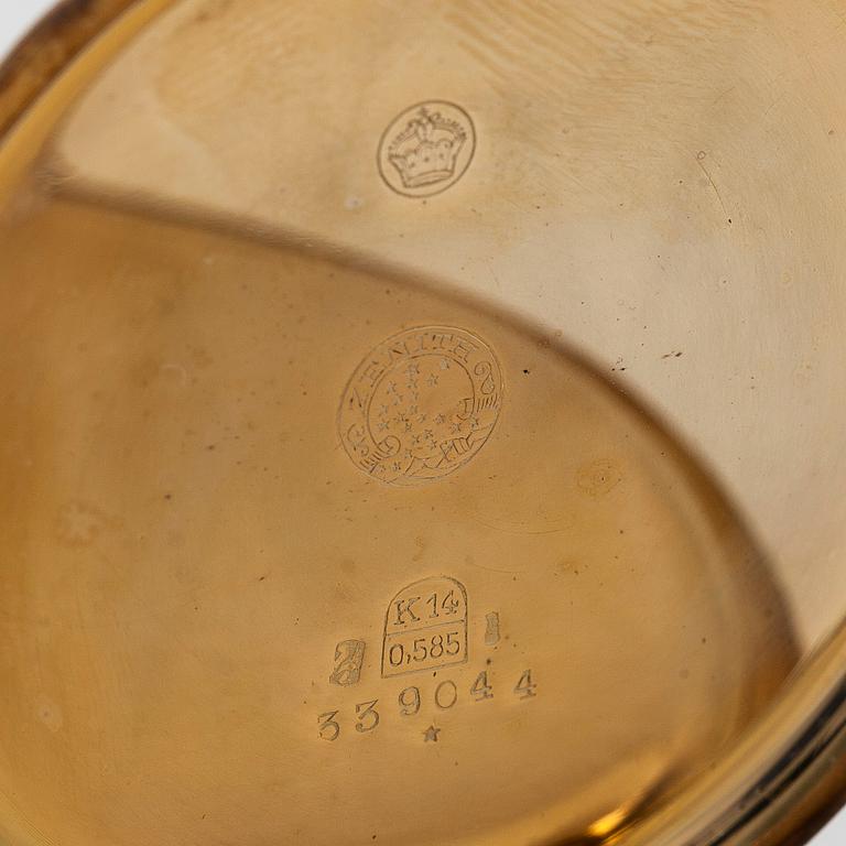 Zenith, taskukello, savonette, 50 mm.