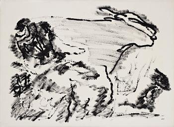 573. Henri Michaux, Untitled from the serie "Arrachements".