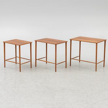 Tea table, 3 pieces, 1950s/60s.