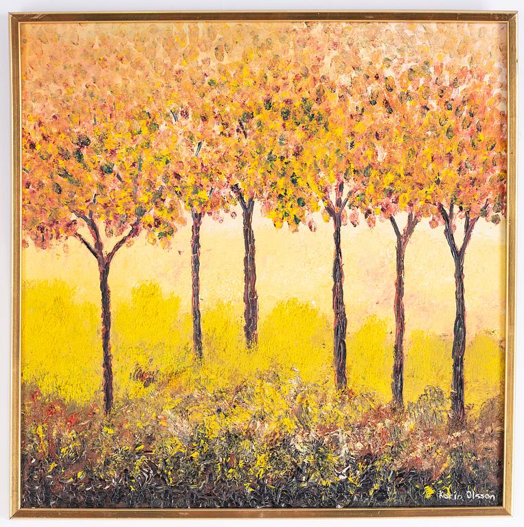 Karin Olsson, oil on canvas, signed.