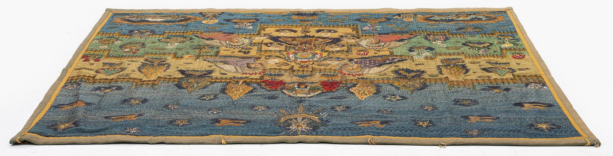 Ruth Fischer, a tapestry, "The Legend of the Christmas Roses", 147 x 199, Saint Birgitta School, Stockholm.