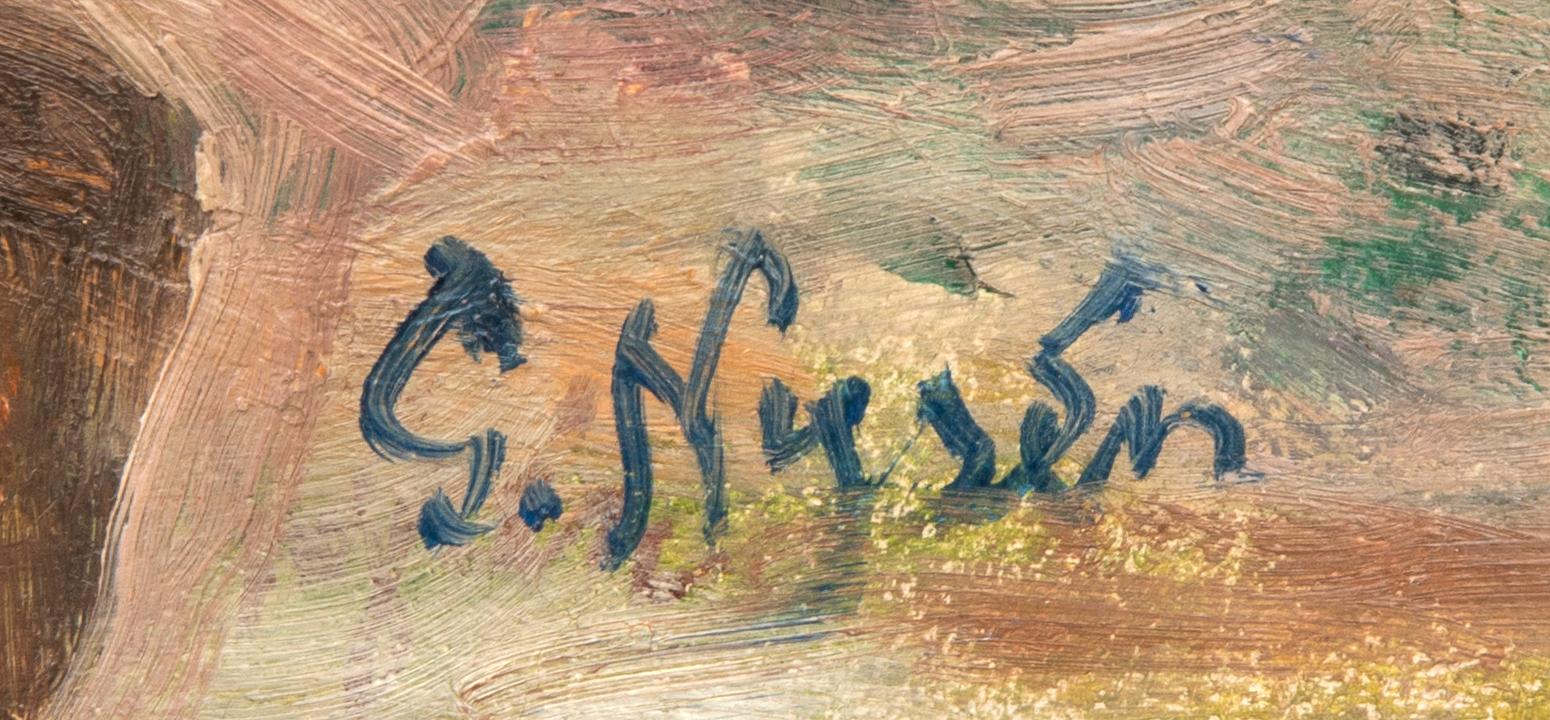 Gösta Nyrén, oil on canvas, signed.