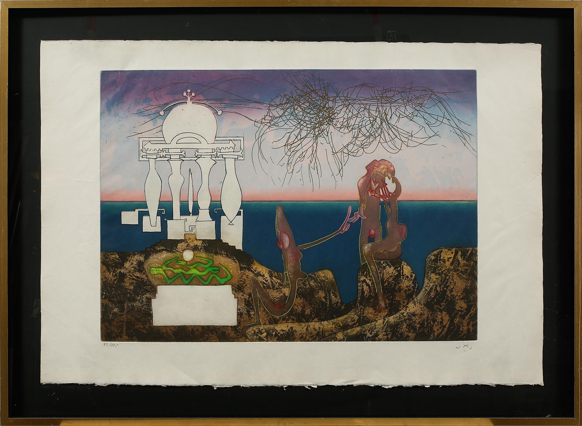 ROBERTO MATTA, etsning, signerad och numrerad 33/125.