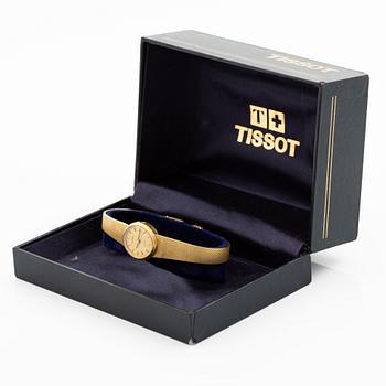 Tissot, 18K guld, armbandsur, 17,5 mm.