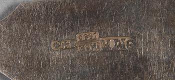 PARTI BESTICK, 16 st, silver, bl.a Ryssland. 1800/1900-tal.