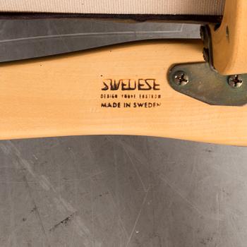 FÅTÖLJ med FOTPALL, "Lamino", Yngve Ekström, Swedese.