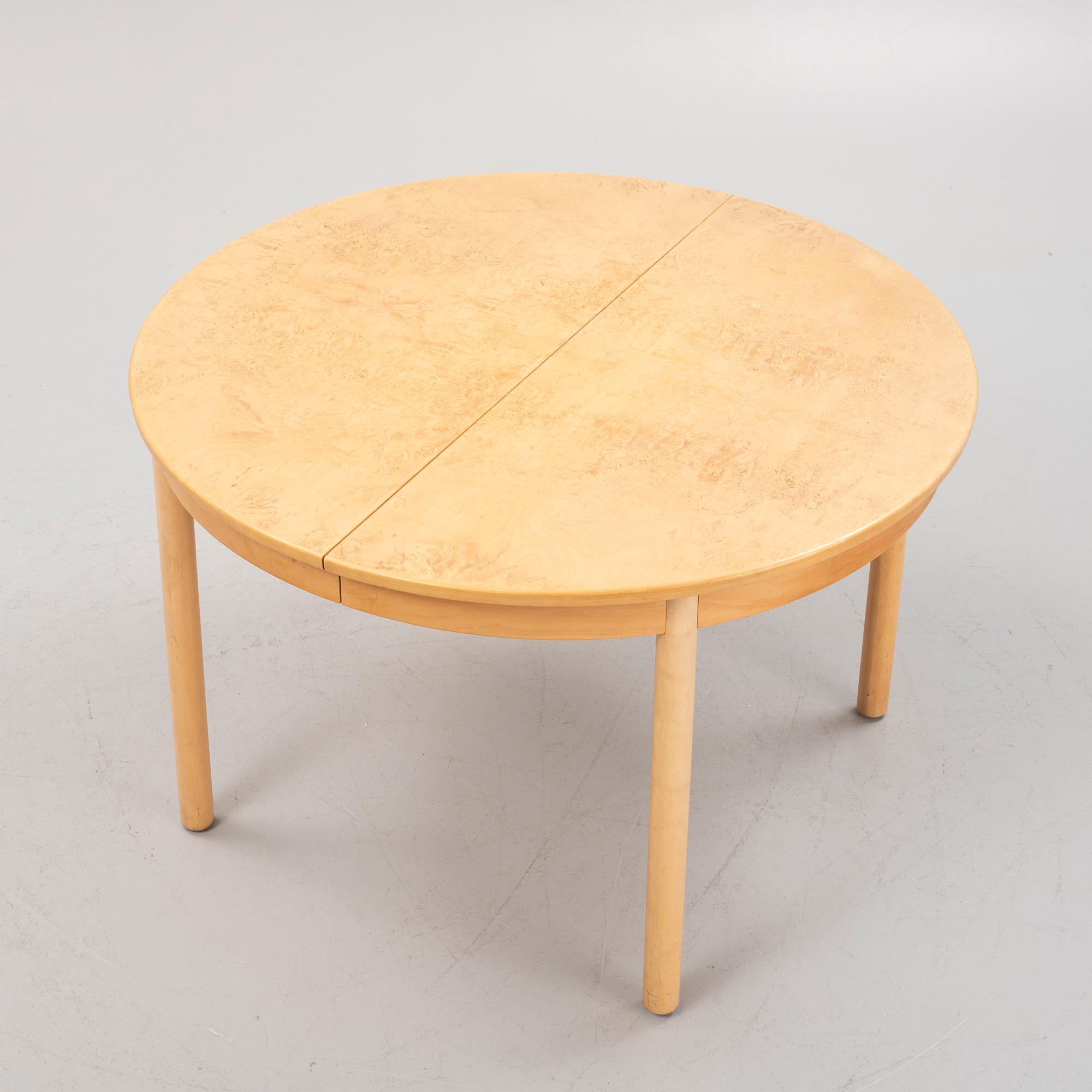 Dining table, Blidners, Gothenburg, second half of the 20th century.