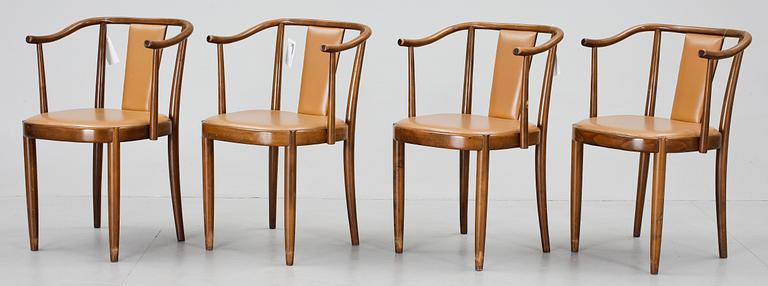 KARMSTOLAR, 4st, "Opera", Peter Celsing, Gemla. Formgivna omkring 1955-61.