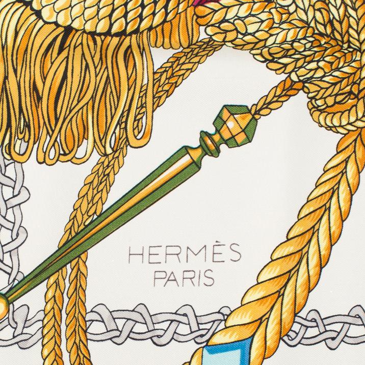 HERMÈS, a 'Le Timbalier' silk scarf.