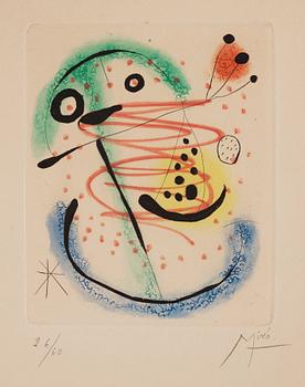 935. Joan Miró, From "La Bague d'Aurore".