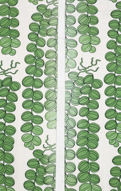 Josef Frank, gardiner, ett par, "Celotocaulis", Firma Svenskt Tenn.