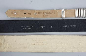 SKÄRP, 3 st, bl a Yves Saint Laurent.