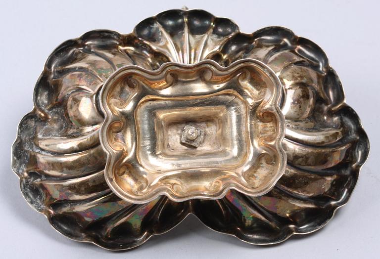 SALTKAR, silver, nyrokoko, 1800-talets andra hälft.