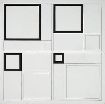 Vladimir Kopteff, acrylic on panel, signed and dated 1977 verso.