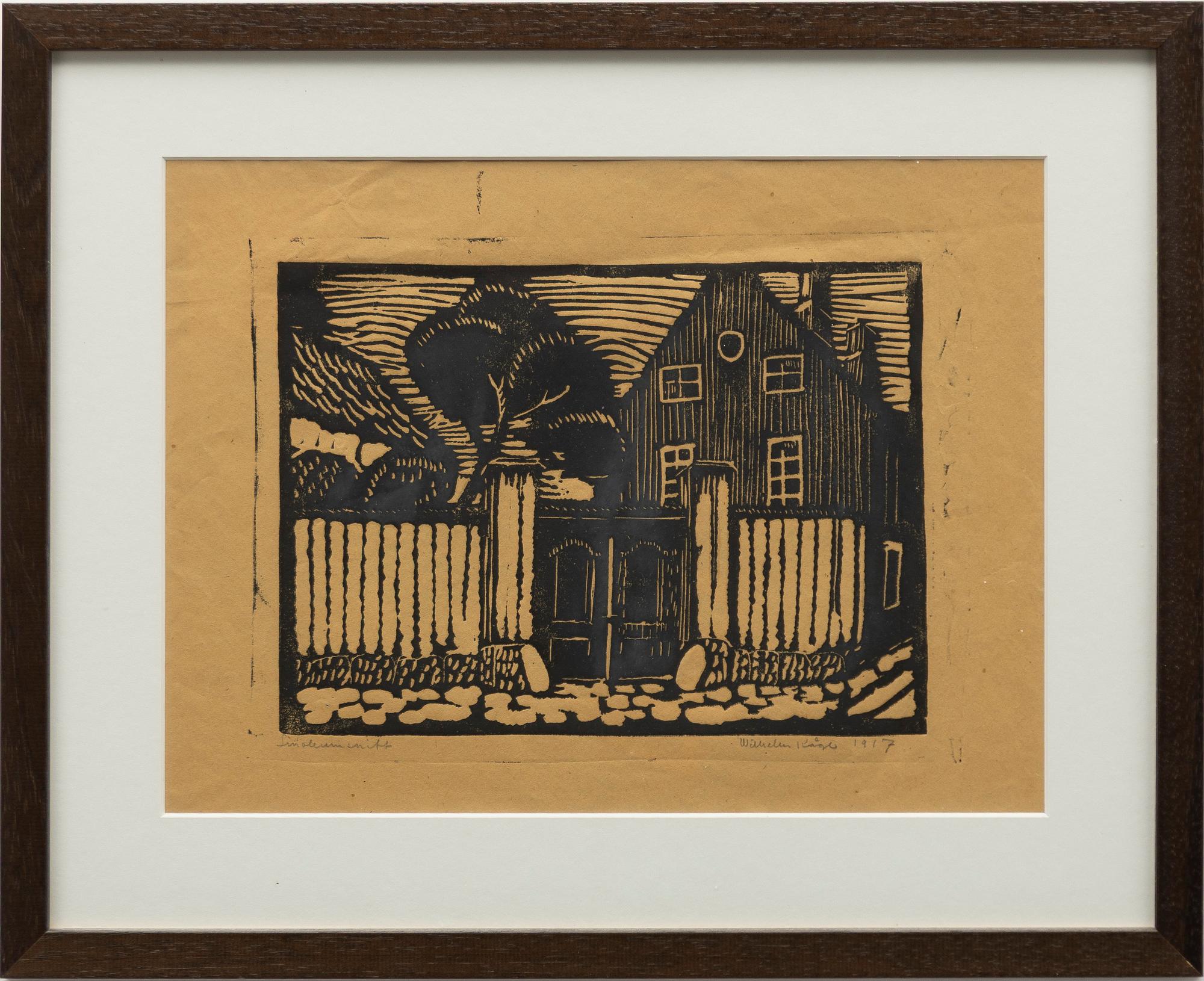 Wilhelm Kåge, Four linoleum cuts.