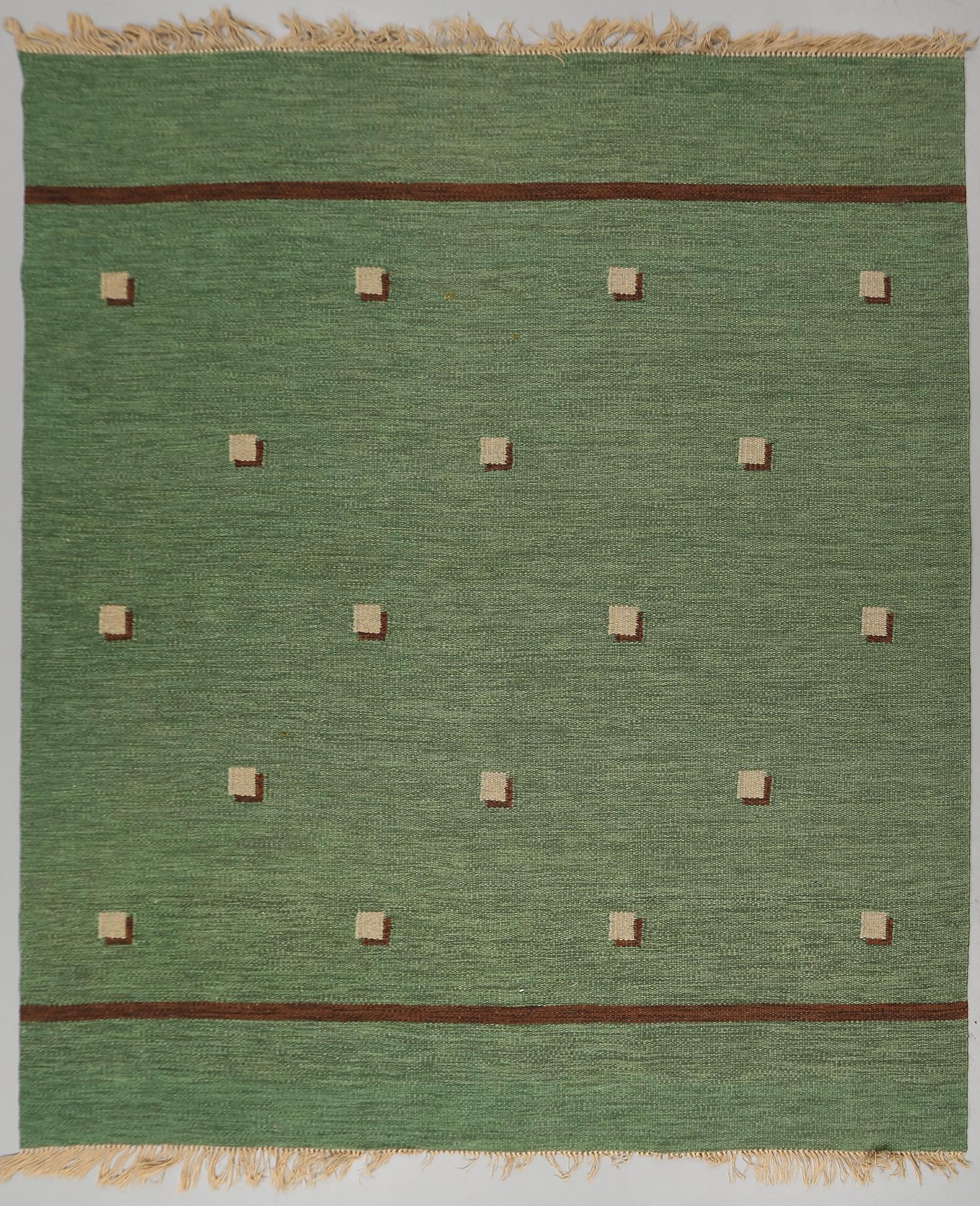 MATTA, rölakan, omkring 1900-talets mitt, ca 269 x 232 cm.