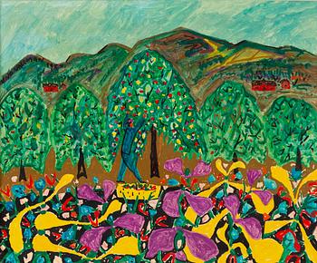 Uno Vallman, "Fruktplockare Kivik".