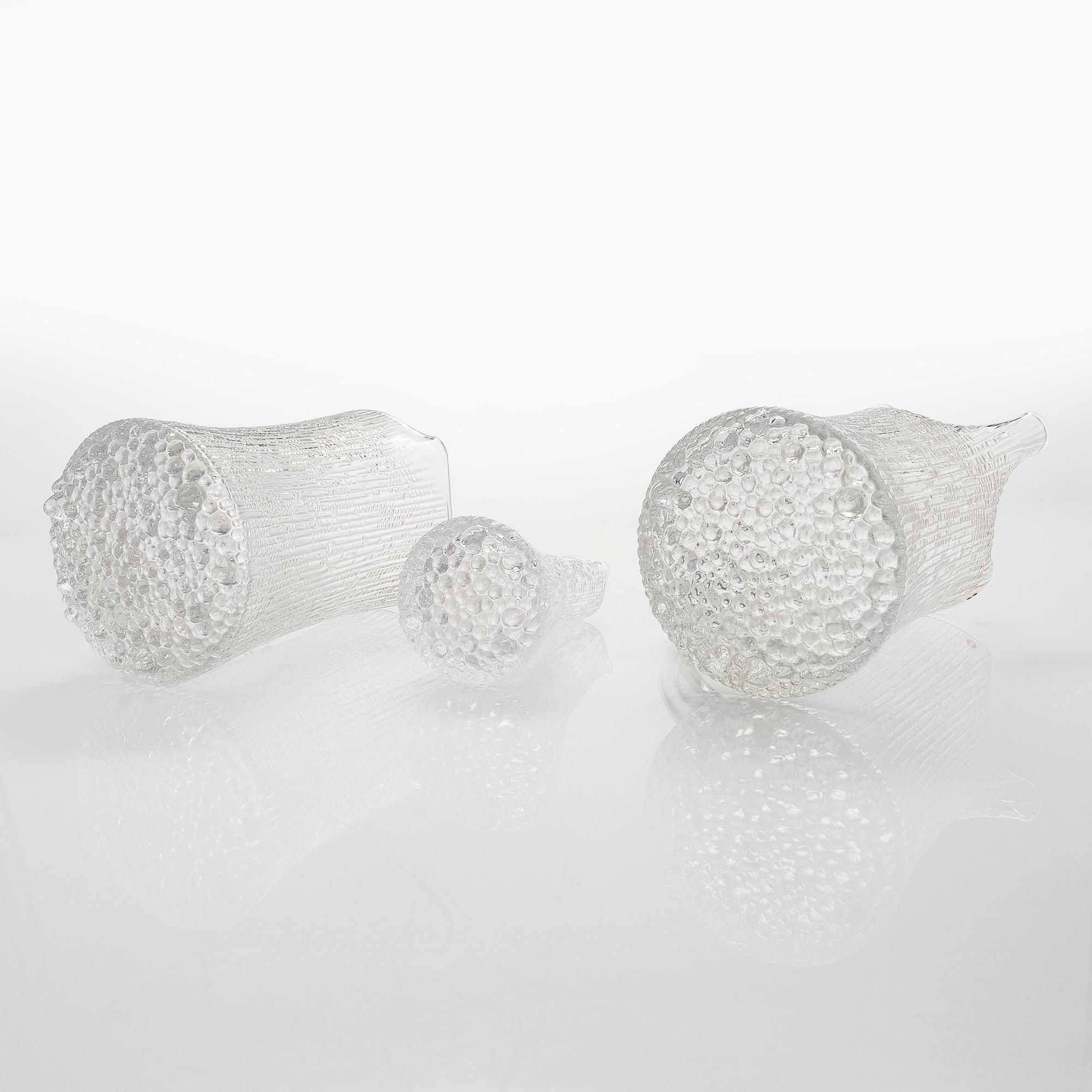 Tapio Wirkkala, matservis, glas, "Ultima Thule", 59 delar, Iittala, 1900-talets andra hälft.