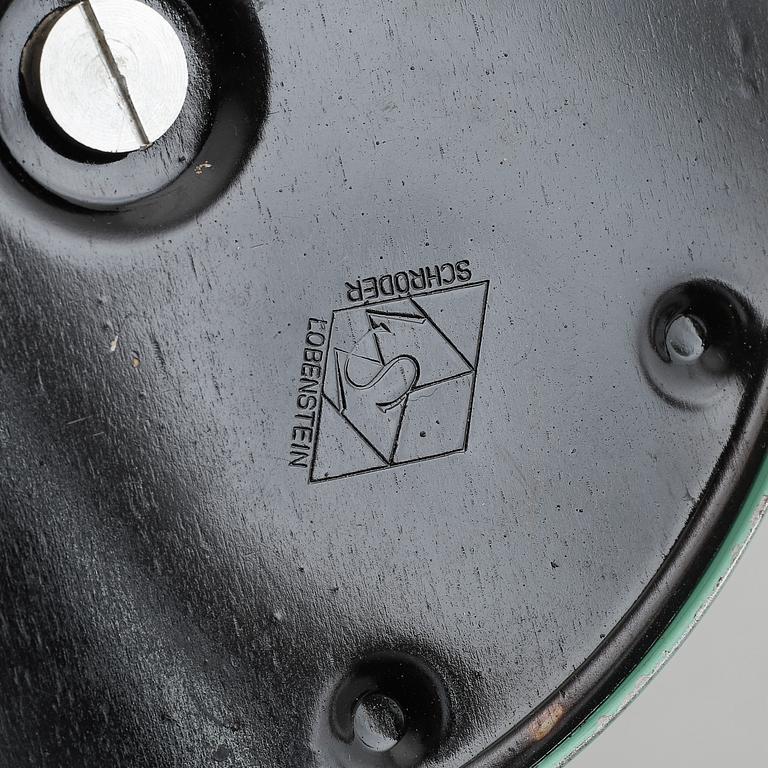 Bordslampa, funkis, Metallwerke Schröder Lobenstein, Tyskland, 1930-tal.