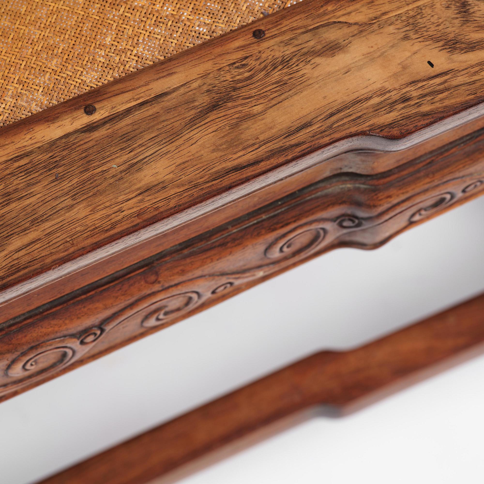 Dagbädd, hardwood. Qingdynastin, 1800-tal.