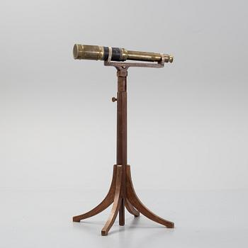 A spotting scope with stand, around 1900's.