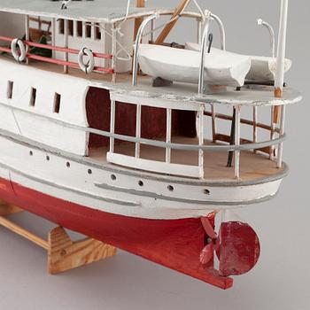 A boat model, second half of the 20th century.