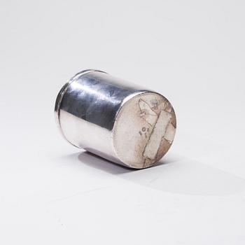BÄGARE, silver, S:t Petersburg 1818-1864. Vikt 124 g.
