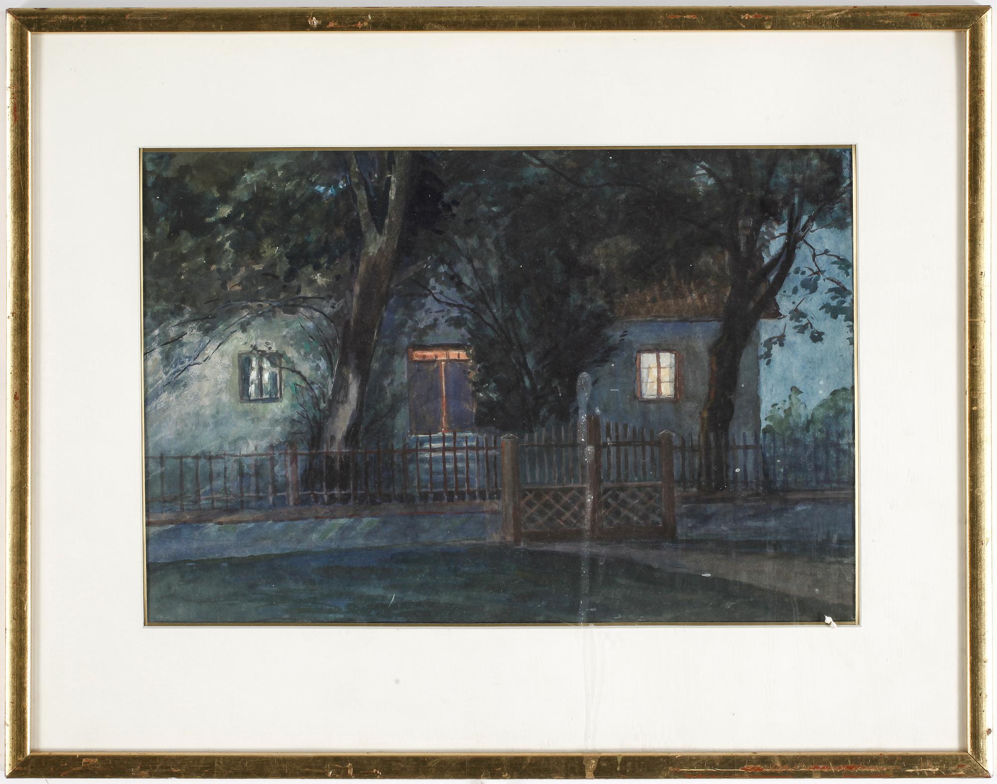 ANNA GARDELL-ERICSON, akvarell, ej signerad.