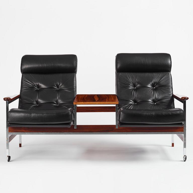 Eric Merthen, a seating group, 'Kronfåtöljen', AB Dahléns Fåtöljindustri, Dalum, 1960s-70s.