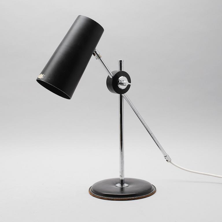 BORDSLAMPA, 1900-talets andra hälft.