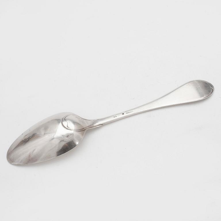 RAGUSKED, silver, Johan Petter Grönvall, Stockholm, 1810. Vikt ca 104g.