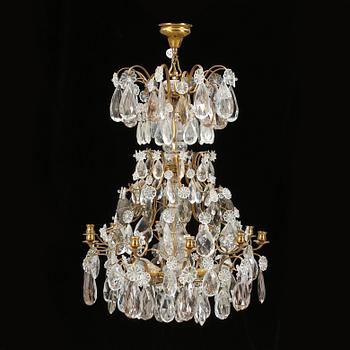 LJUSKRONA, rokokostil, 1900-talets första hälft. Höjd ca 80 cm.