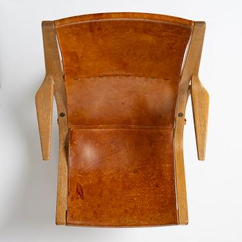 Bertil Fridhagen, fåtölj, "Limento", modell "5-168", Svenska Möbelfabrikerna, Bodafors, 1961.