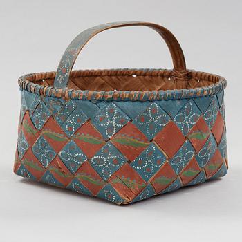 a swedish basket from the middle of the 19th century.