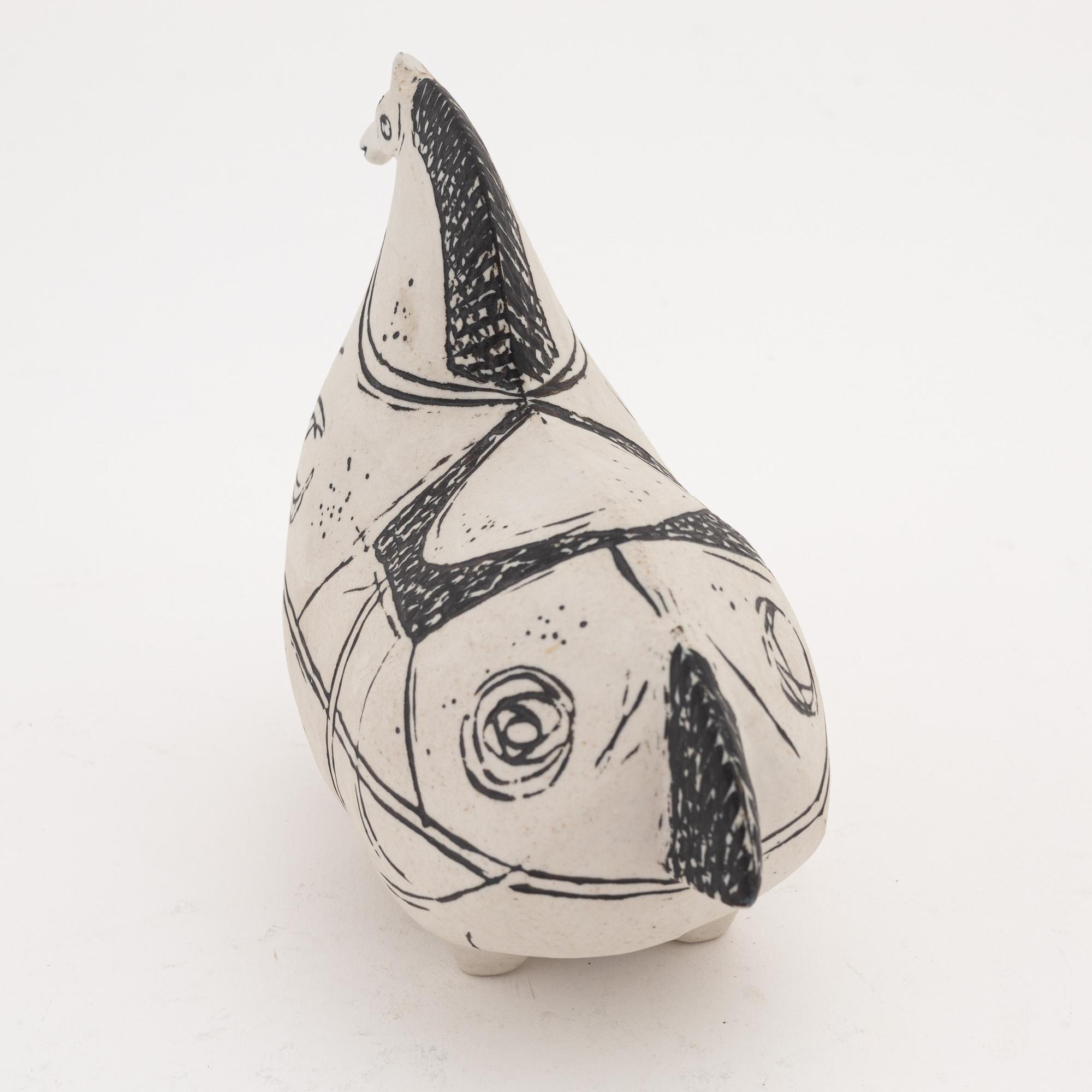 Stig Lindberg, skulptur, stengods, Gustavsberg studio.