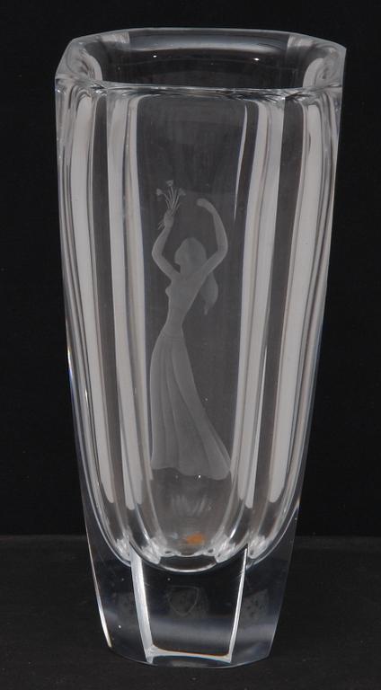 VASER, glas, 2st, Orrefors.