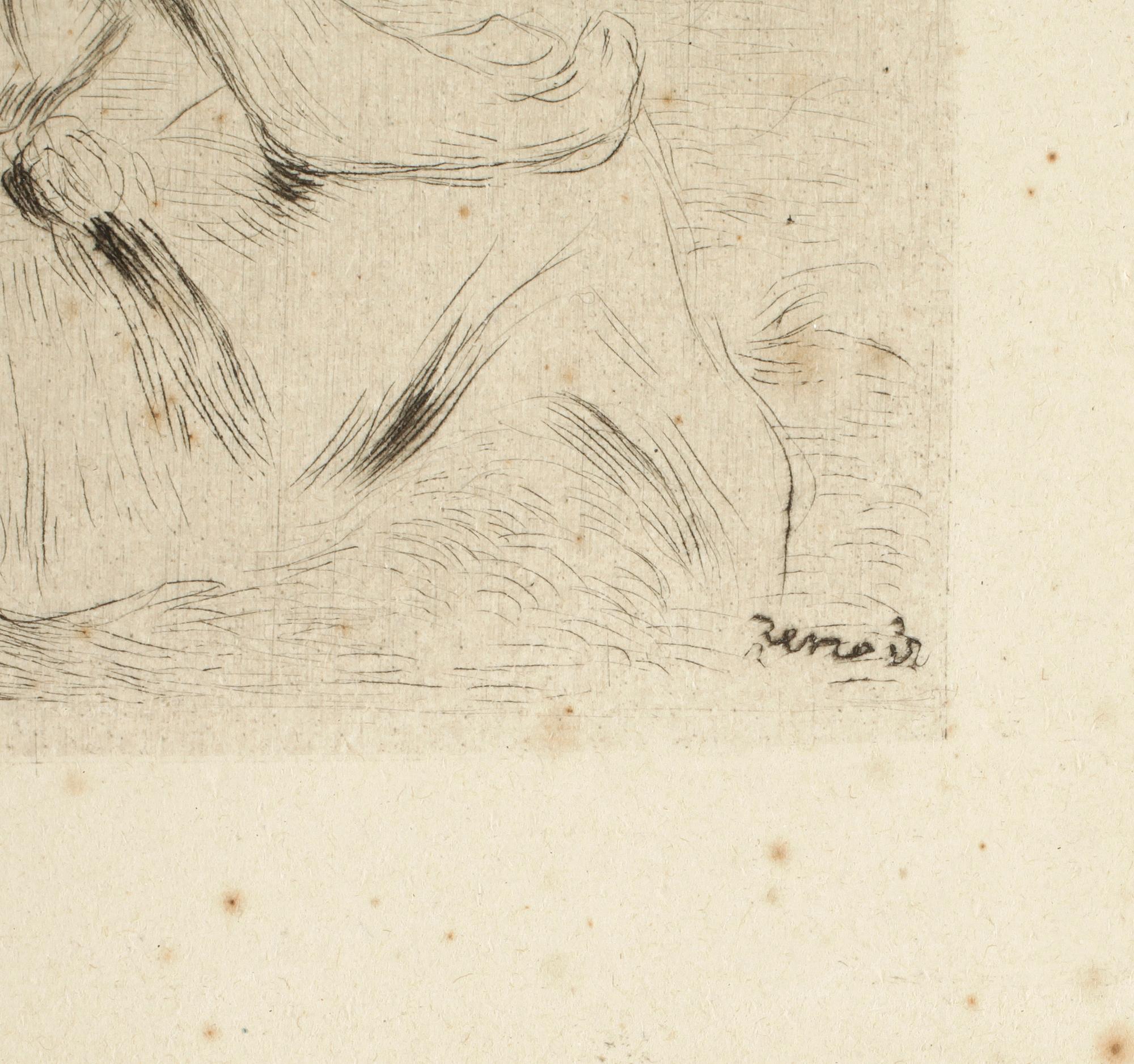 AUGUSTE RENOIR, torrnål.