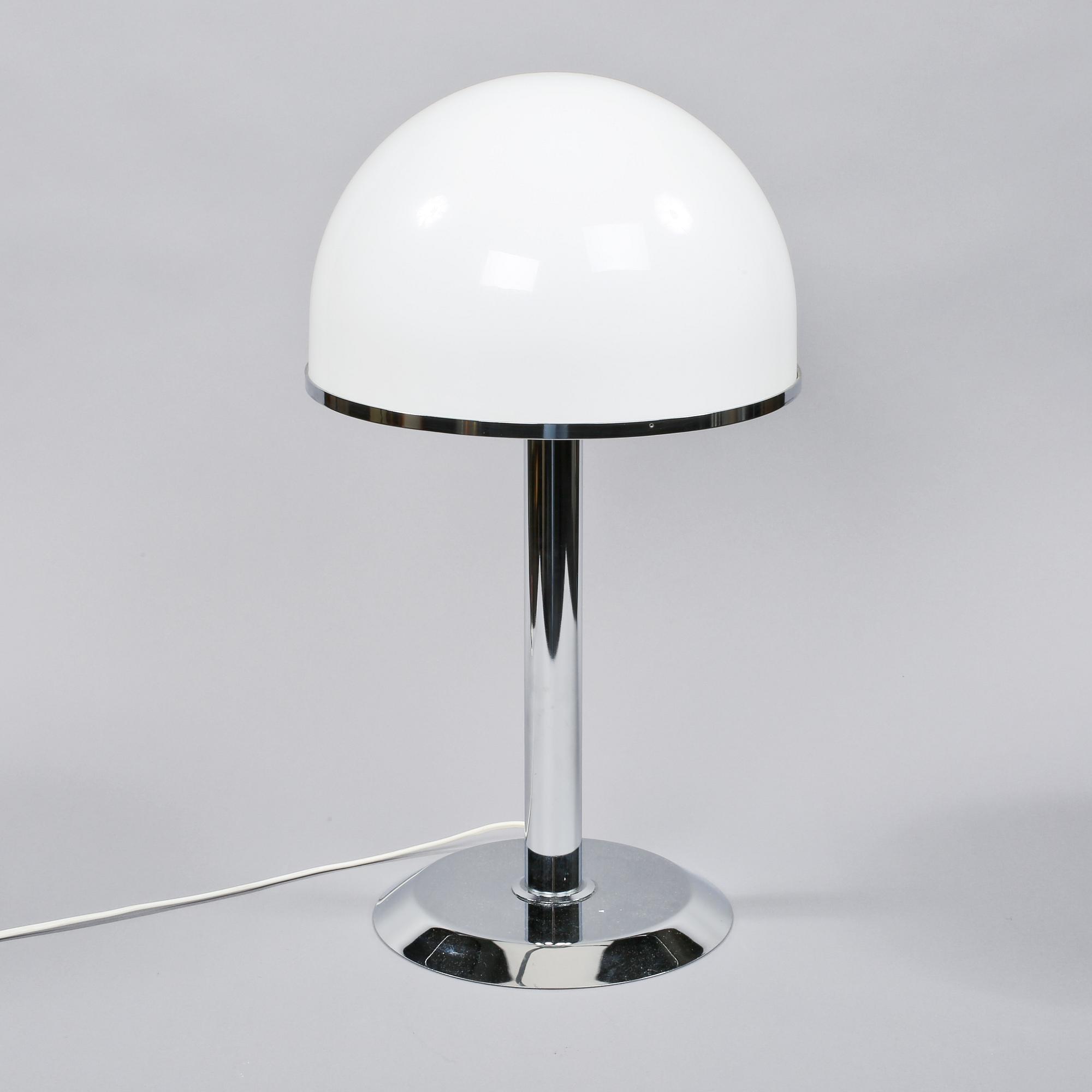 BORDSLAMPA, 1900-talets tredje kvartal.