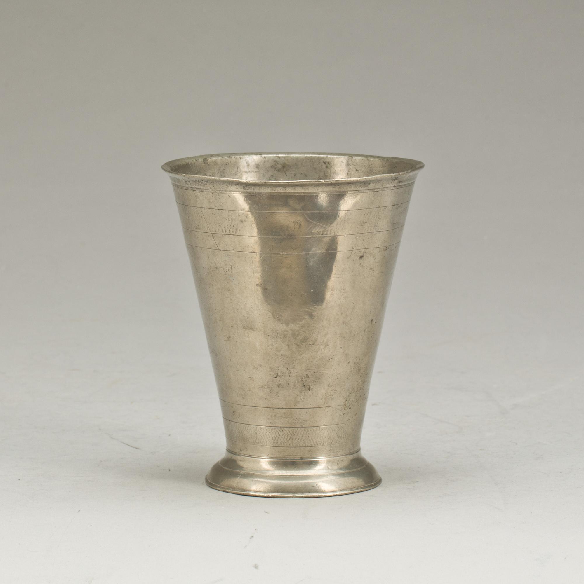 BÄGARE, tenn, Hindrich Nyberg, verksam i Jönköping 1778-1780.