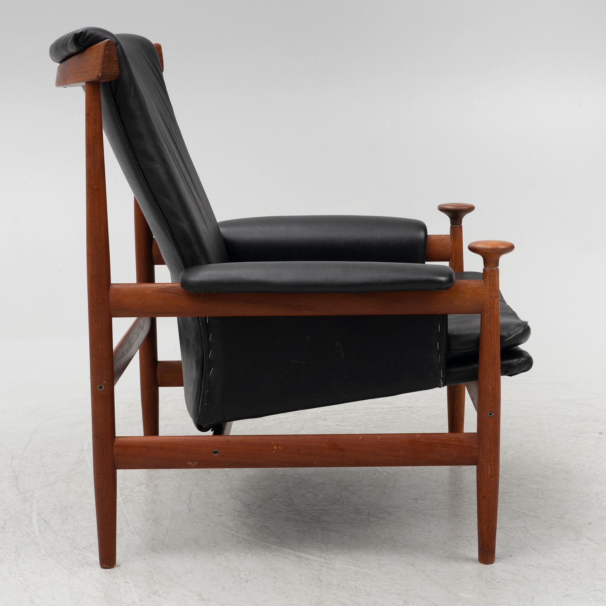 Finn Juhl, a 'Bwana' easy chair, France & Son, Denmark.