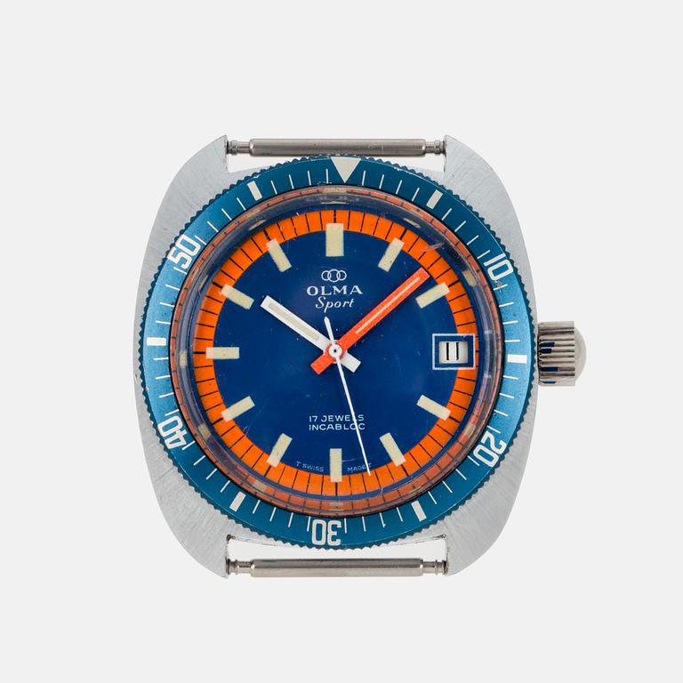 OLMA, Sport, wristwatch, 37 mm.