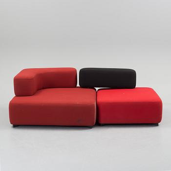 a 2 part "Alphabet" sofa by Piero Lissoni for Fritz Hansen.