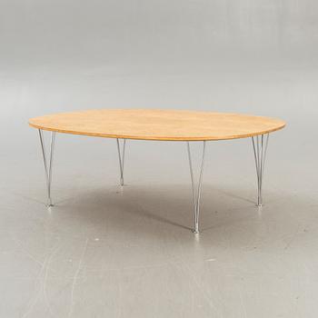 Bruno Mathsson & Piet Hein, coffee table, "Superellips", Fritz Hansen, second half of the 20th century.